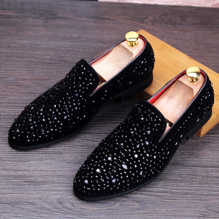 Elegant slip-on-sko med utskjæringsdetaljer