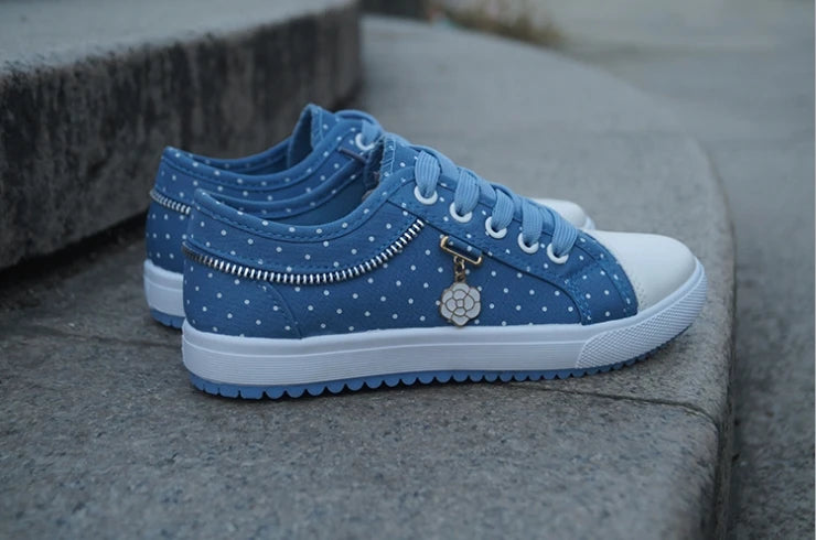 Light Blue Georgette Sko - ergonomiske sko