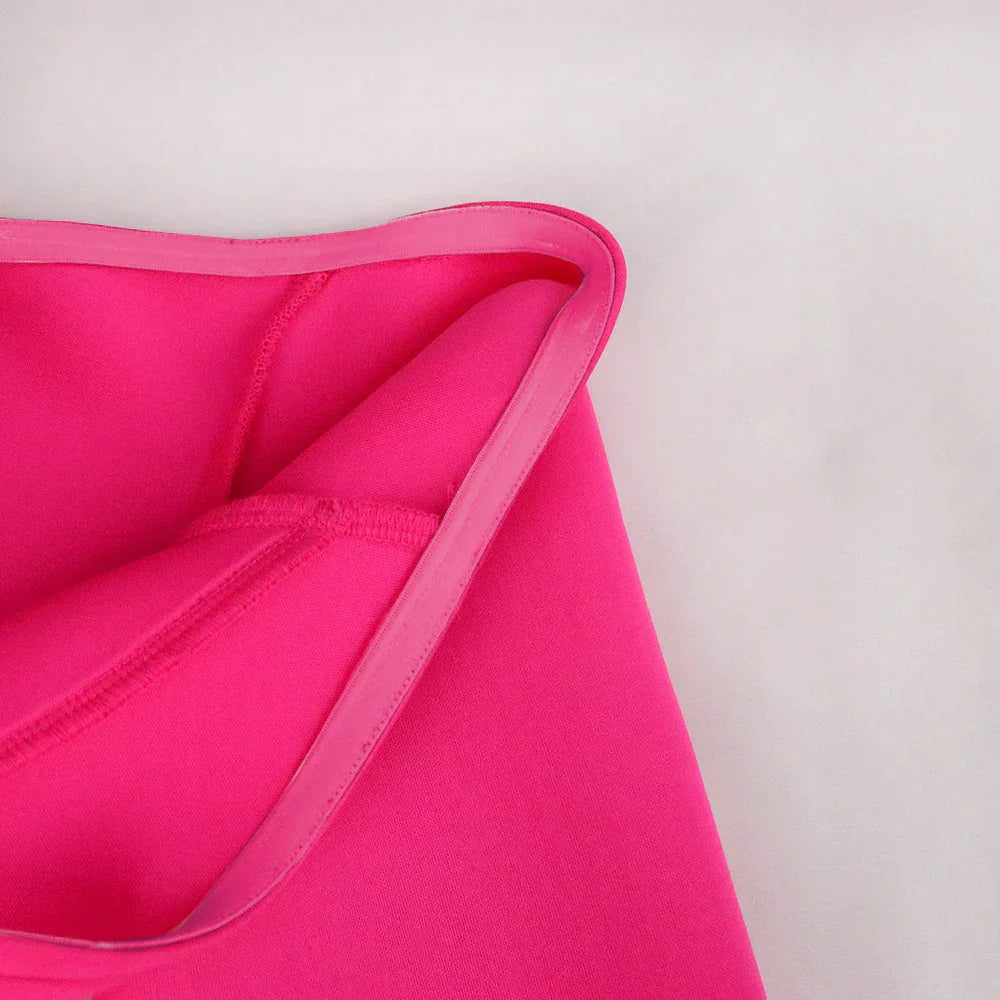 Elegant midikjole med off-the-shoulder-snitt