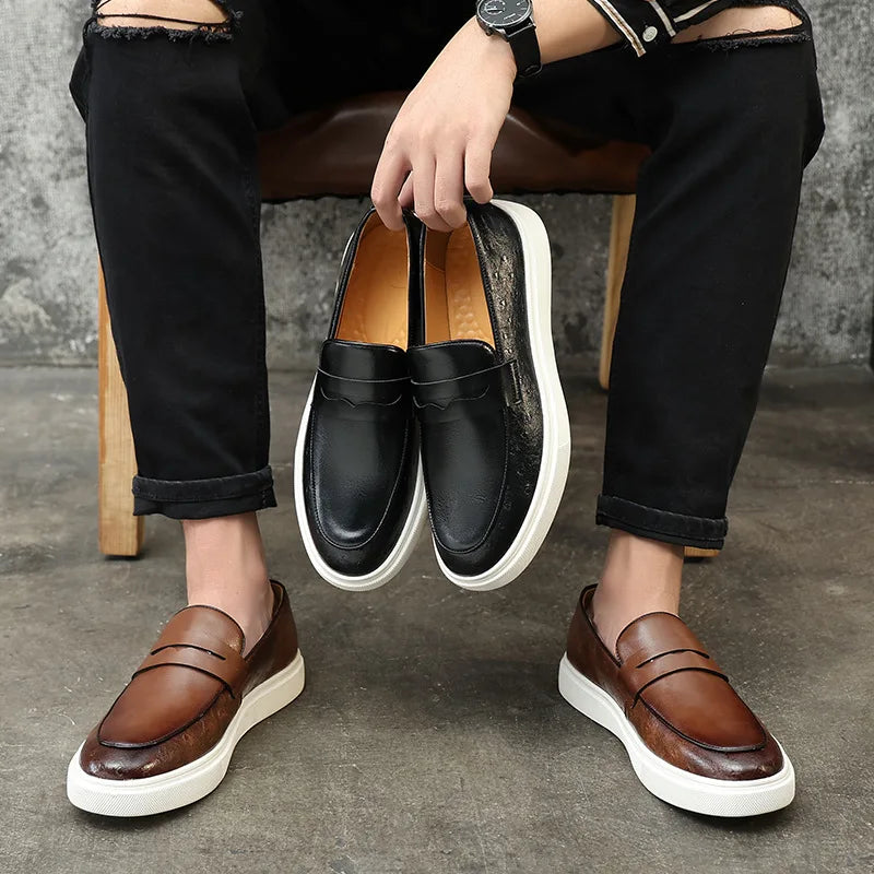 Britiske Penny Loafers