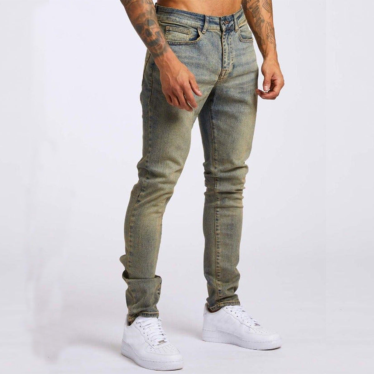 Jeans i street style
