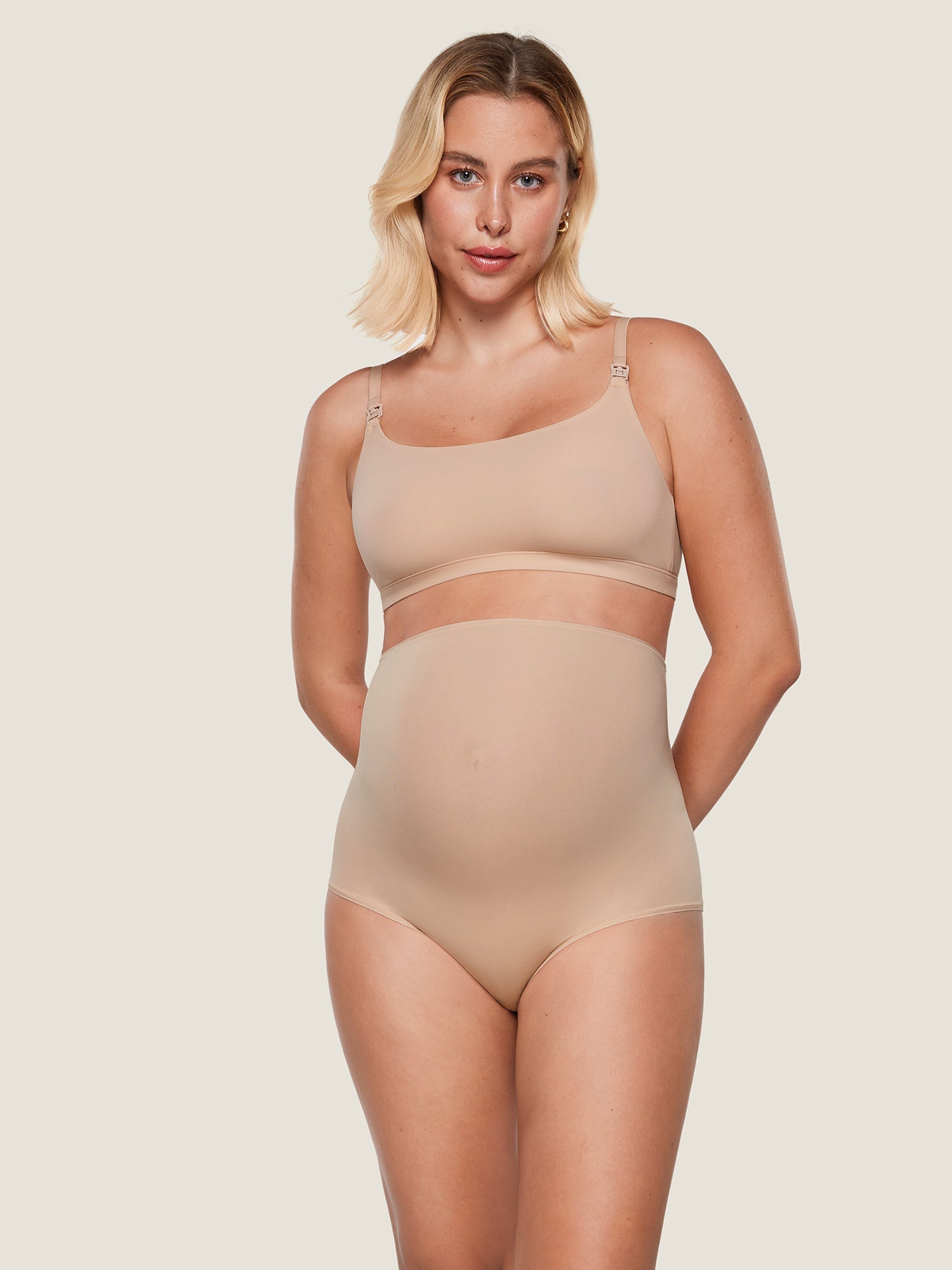 Gravidtruser med høyt liv – 2-pack myke truser for gravide