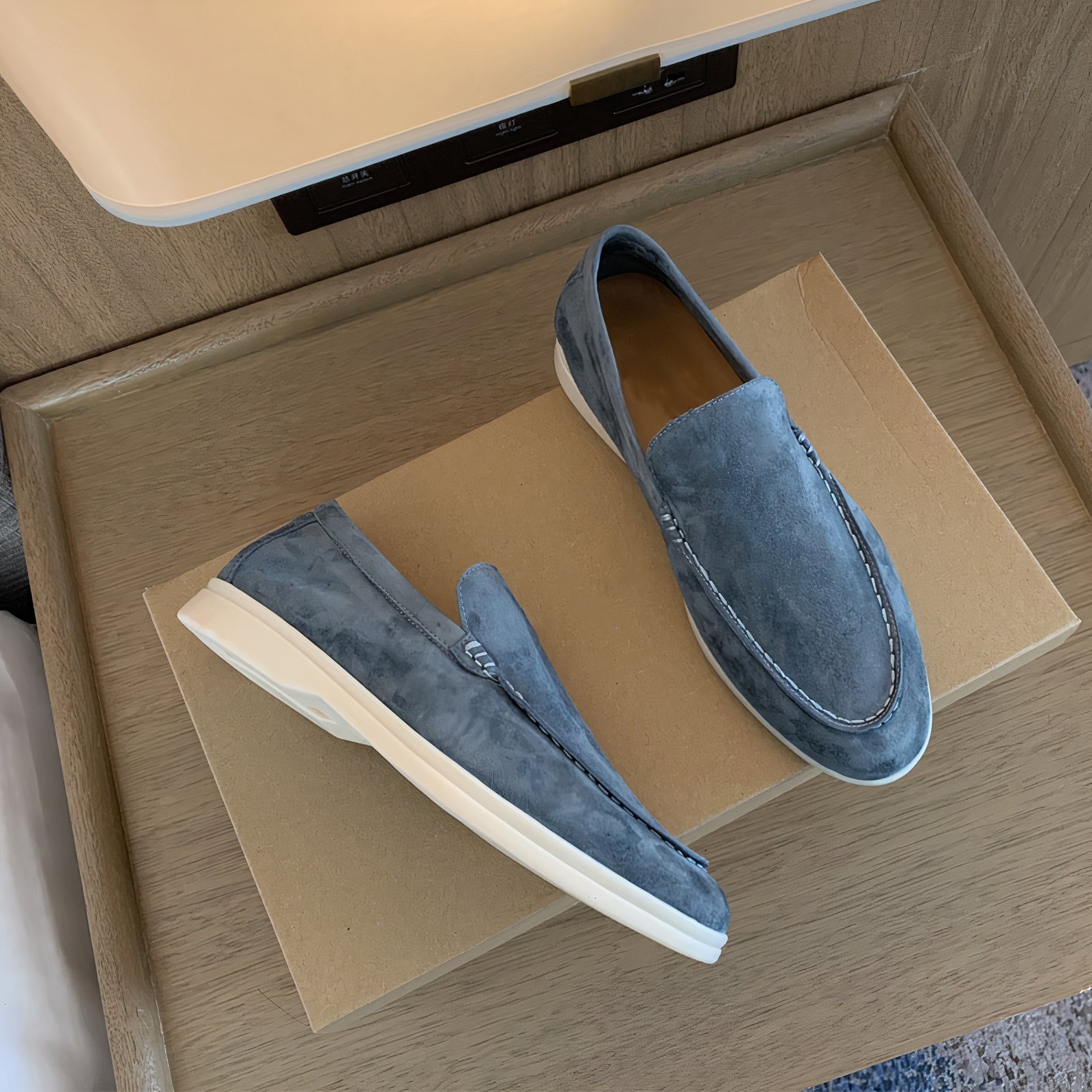 Førsteklasses loafers i skinn for menn
