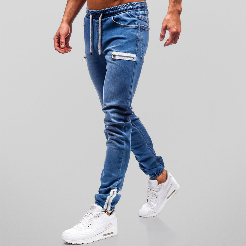 Joggebukse i denim