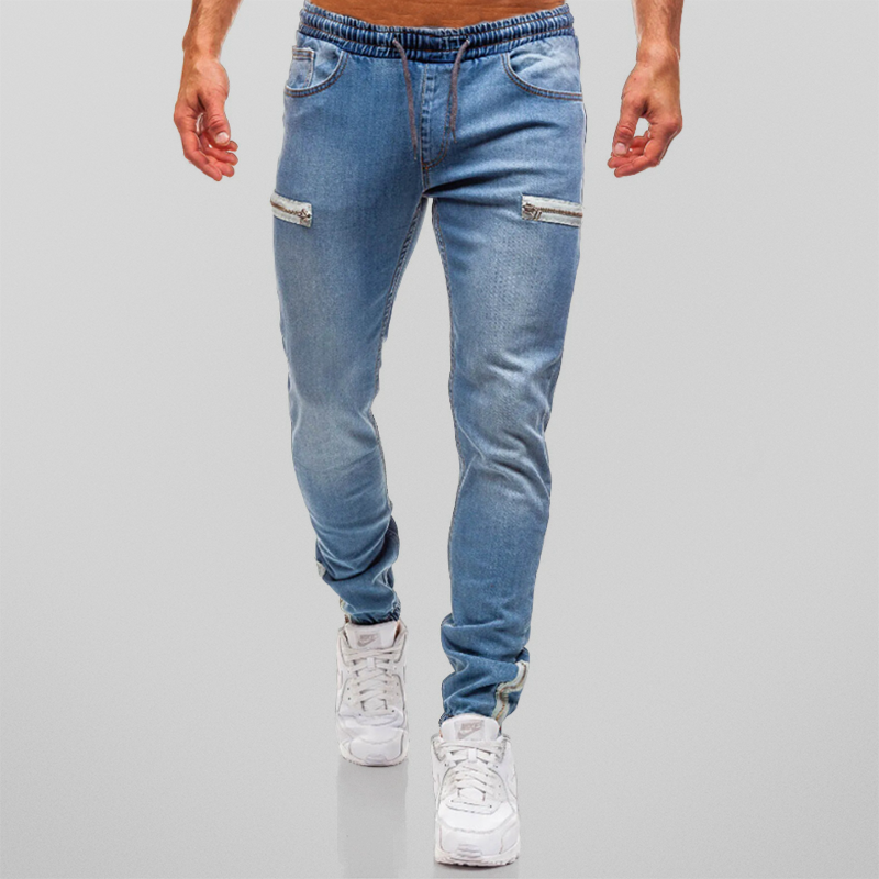 Joggebukse i denim