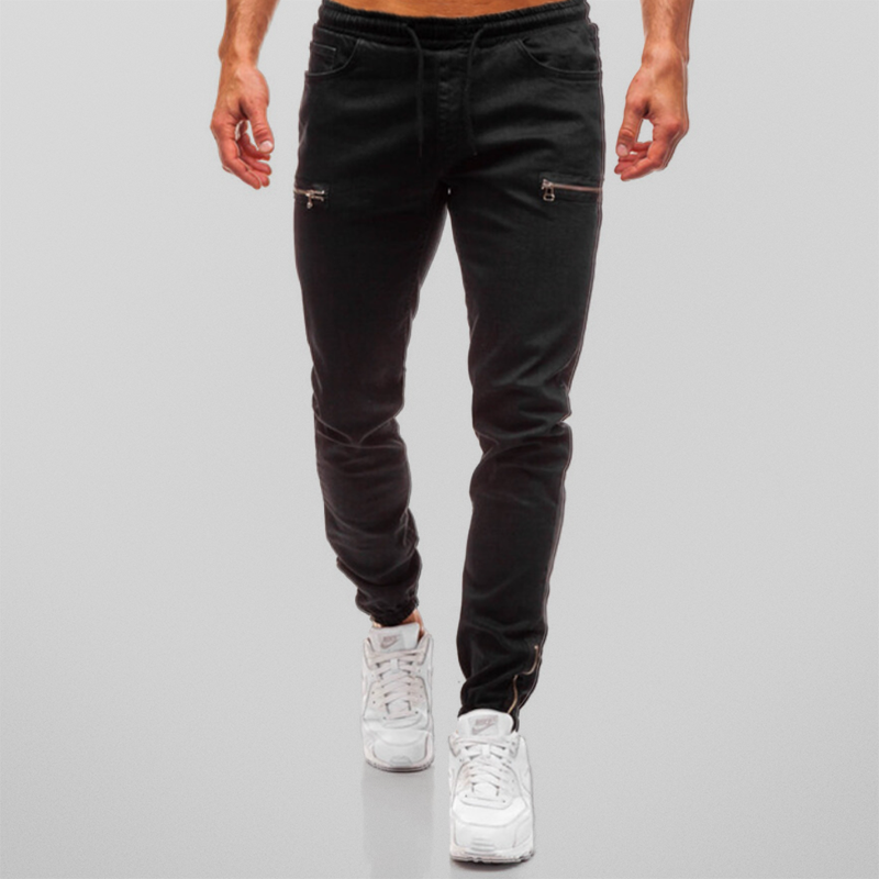 Joggebukse i denim