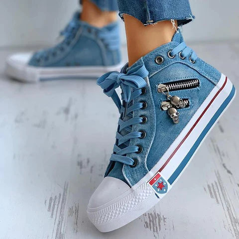 Retro høytoppsneaker - ergonomiske sko