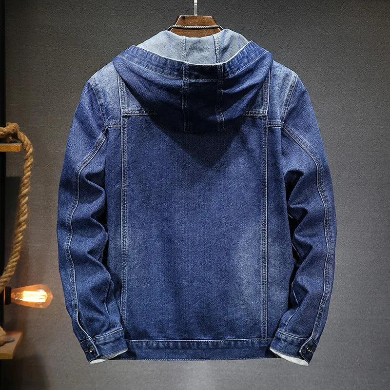 Hettejakke i denim