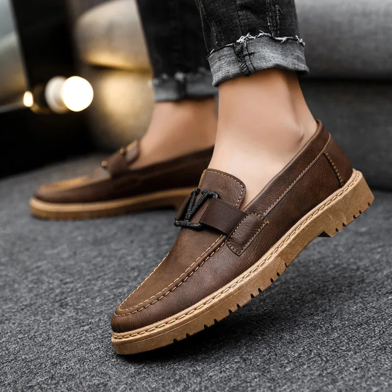 Klassiske loafers for menn