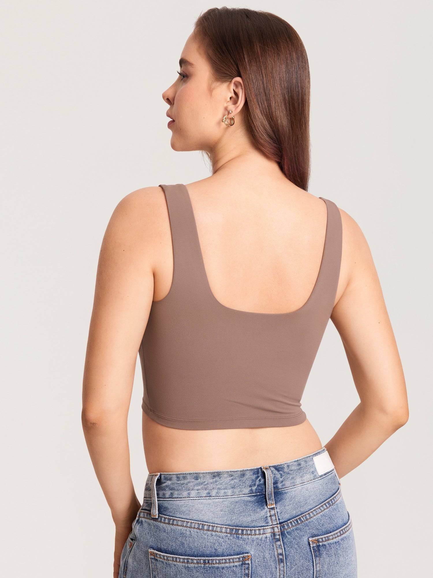 Pumpe-BH i croptop-modell – Natrelax® handsfree pumpetopp