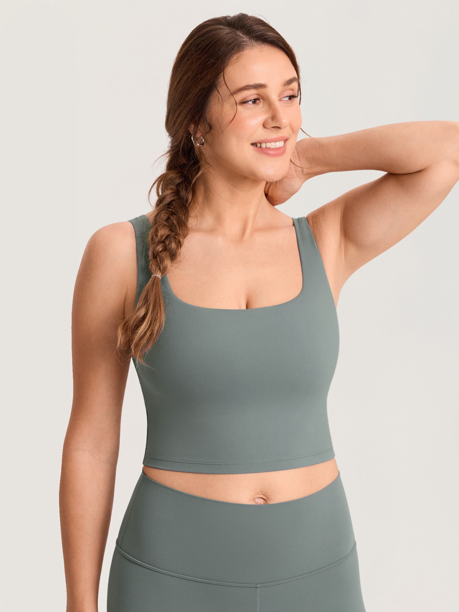 Pumpe-BH i croptop-modell – Natrelax® handsfree pumpetopp