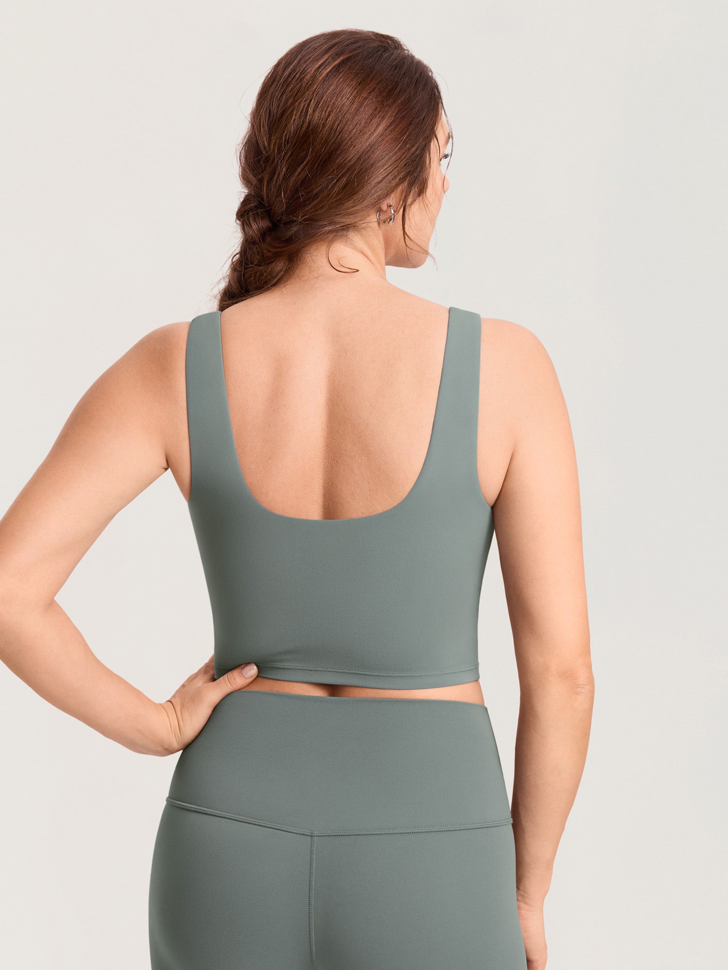 Pumpe-BH i croptop-modell – Natrelax® handsfree pumpetopp
