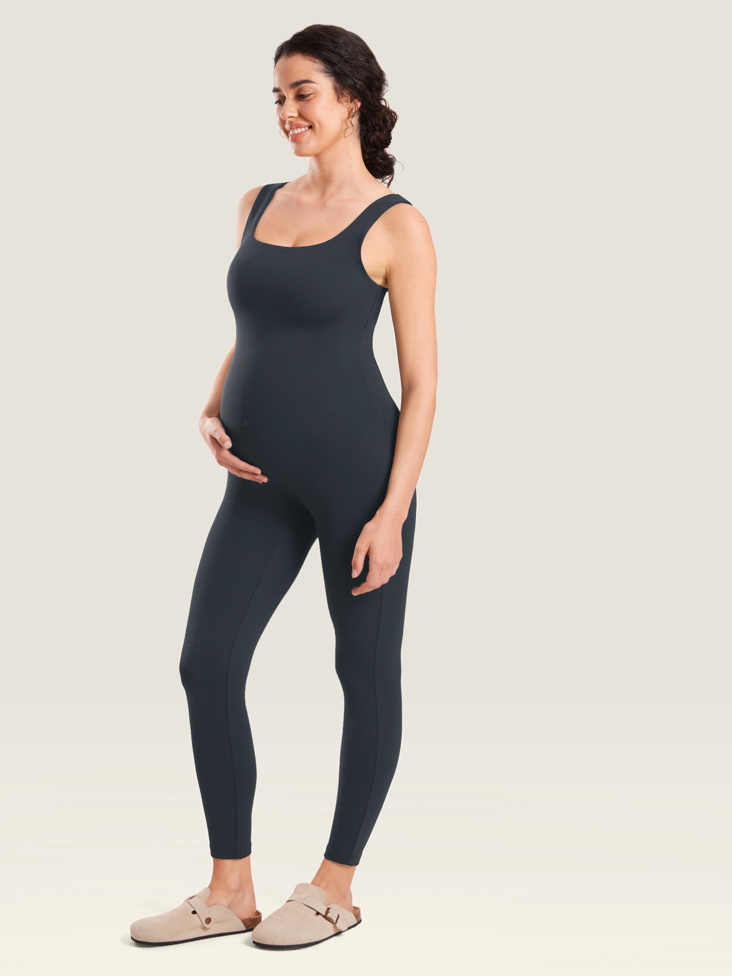 Gravid jumpsuit i mykt Natrelax® – buksedress for gravide