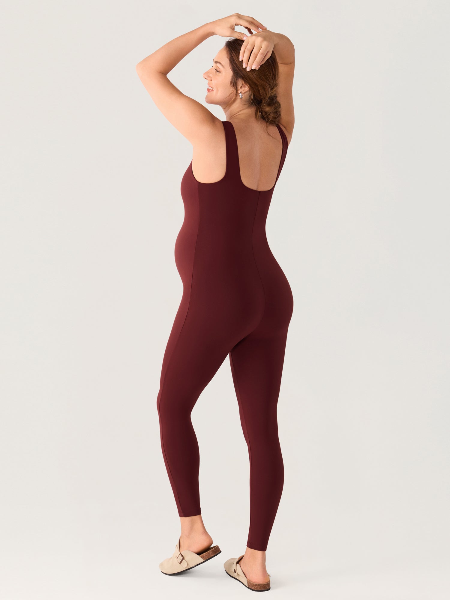 Gravid jumpsuit i mykt Natrelax® – buksedress for gravide