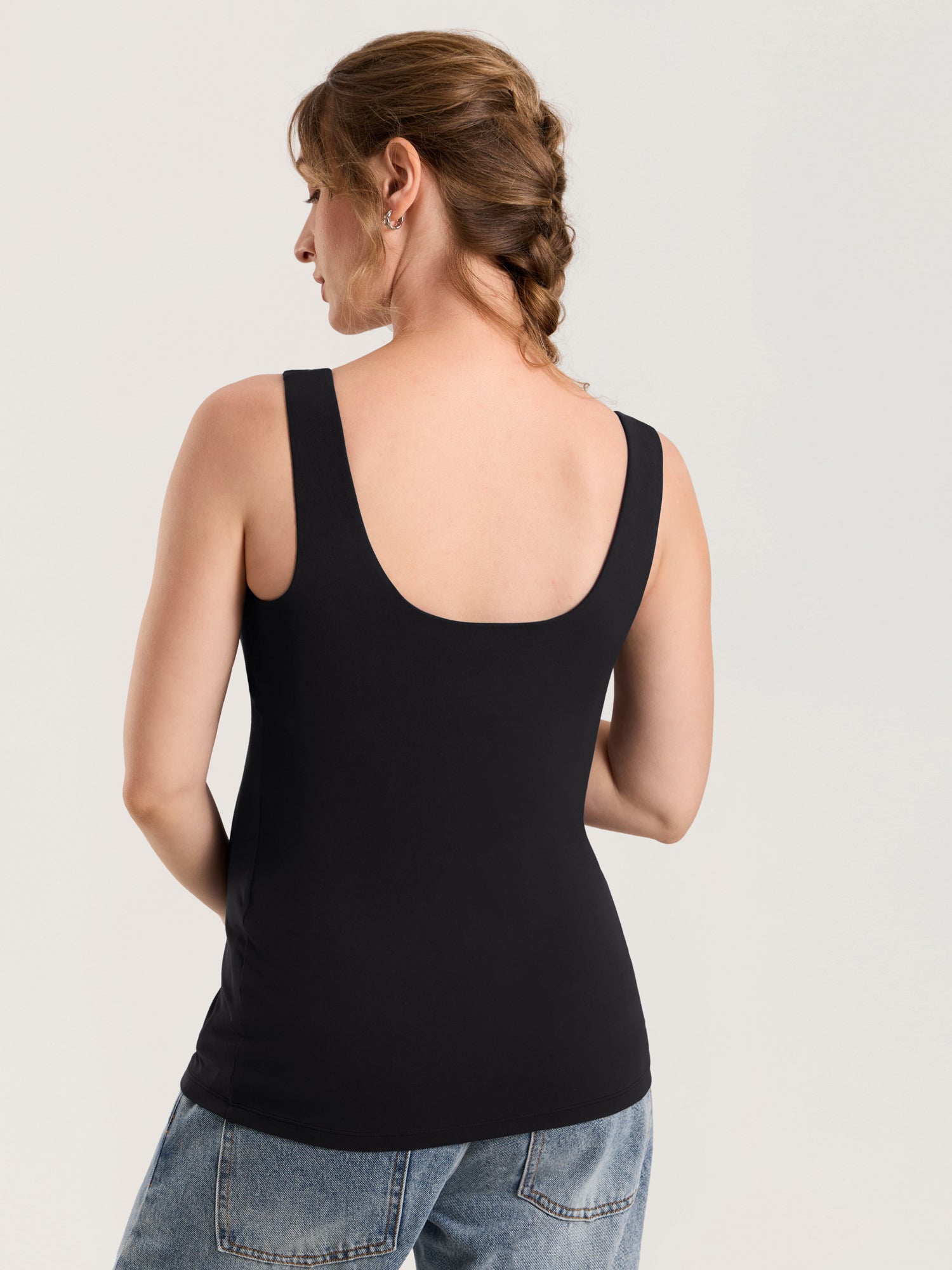 Ammetopp med V-hals – Natrelax® ammesinglet uten bøyle