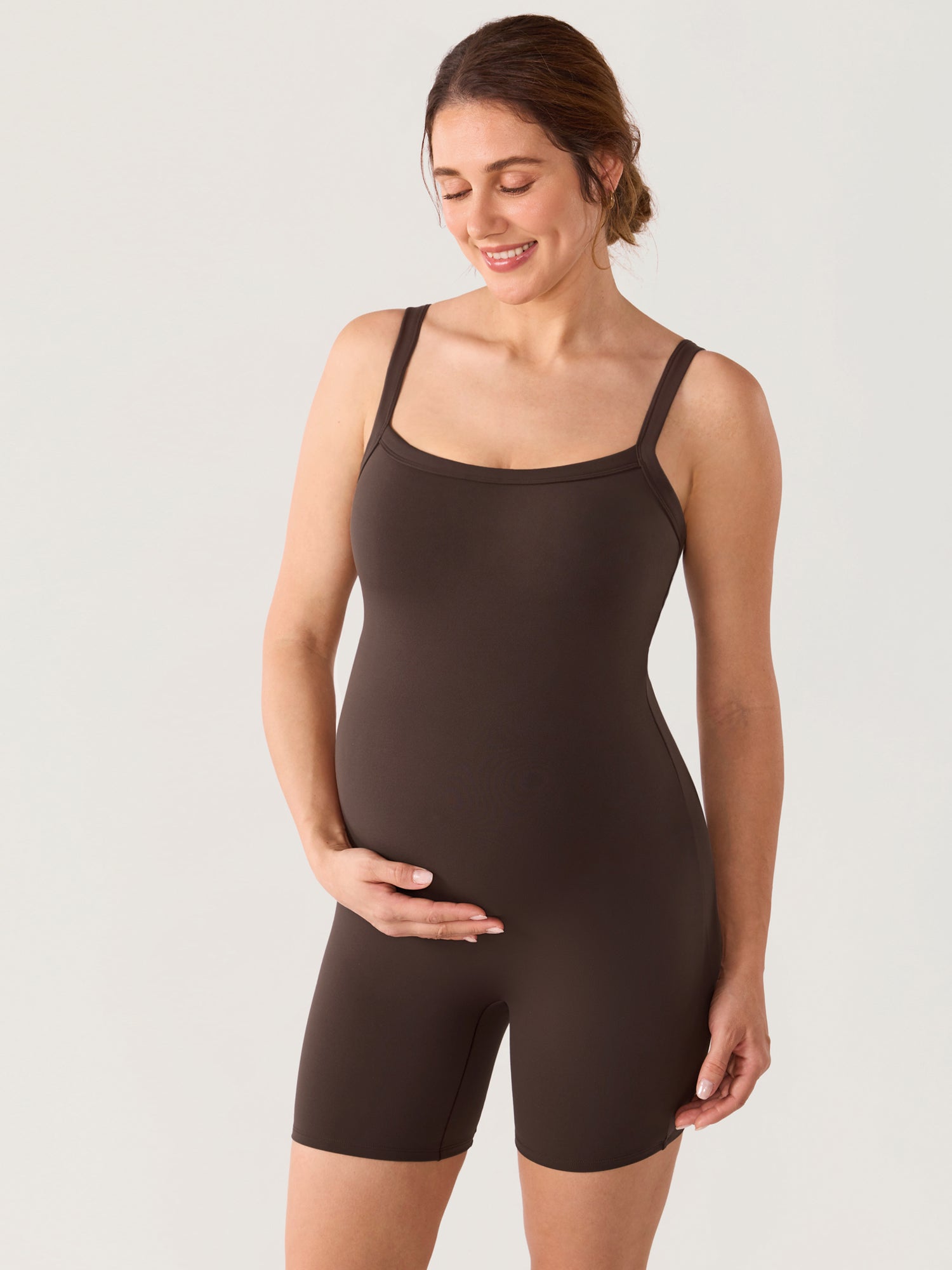 Gravid playsuit med innebygd BH – Natrelax® romper med innlegg