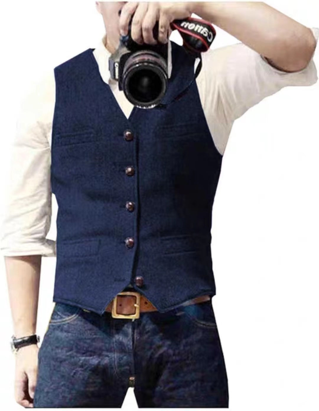 Casual vest for menn