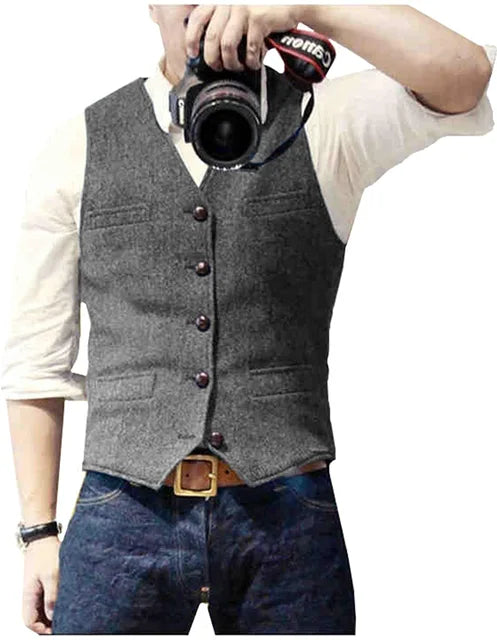 Casual vest for menn