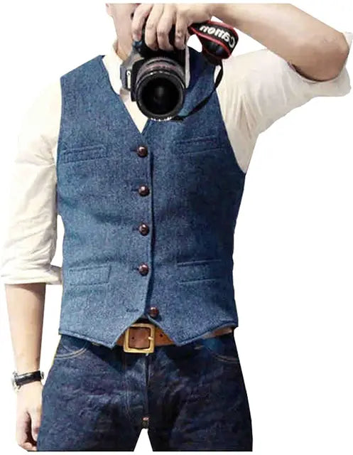 Casual vest for menn