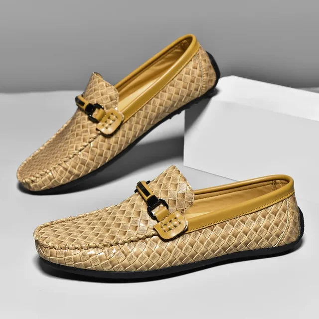 Loafers i skinn