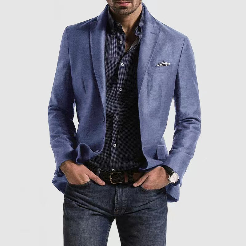 Enkelbrystet blazer