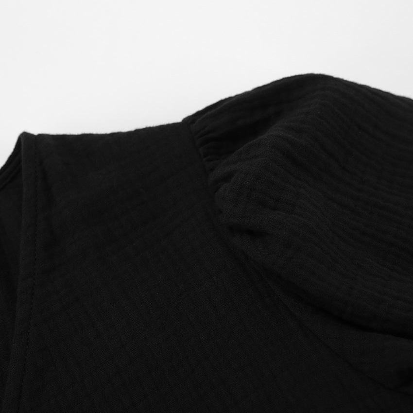 Bohemsk todelt sett med omslått skjørt og crop top