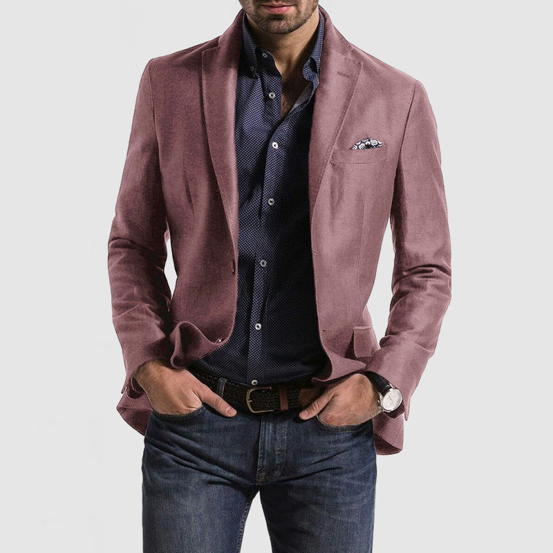 Enkelbrystet blazer