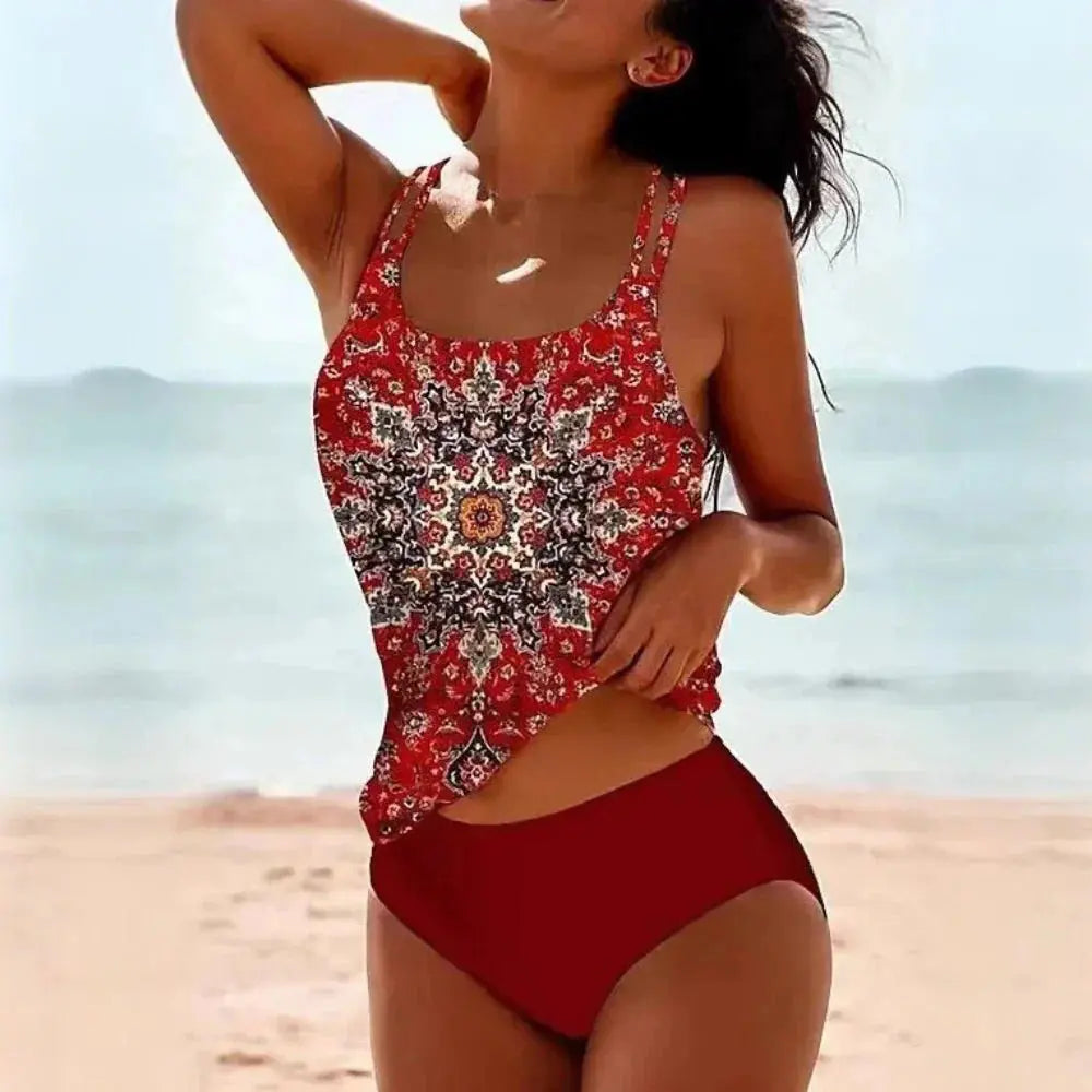 Naomi | Mønstret tankini