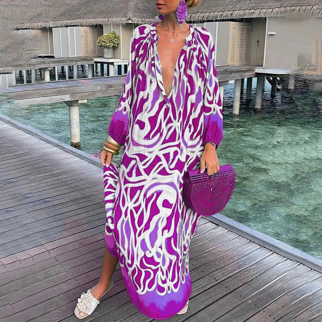 Elegant boho-kjole
