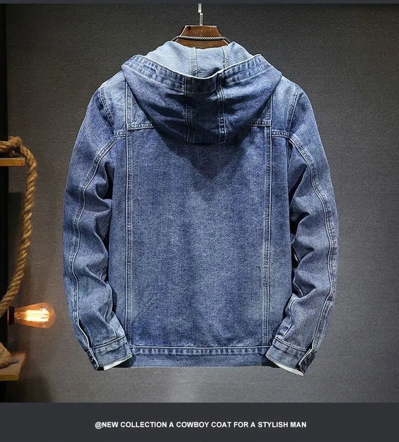 Hettejakke i denim