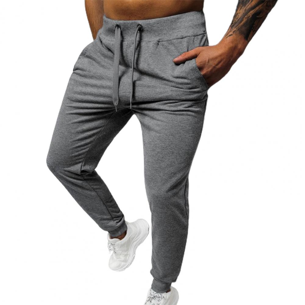 Joggebukse for Herre med Sidelinjer – Ultrapmyk, Slim Fit Treningsbukse i Bomull (Høstnyhet)