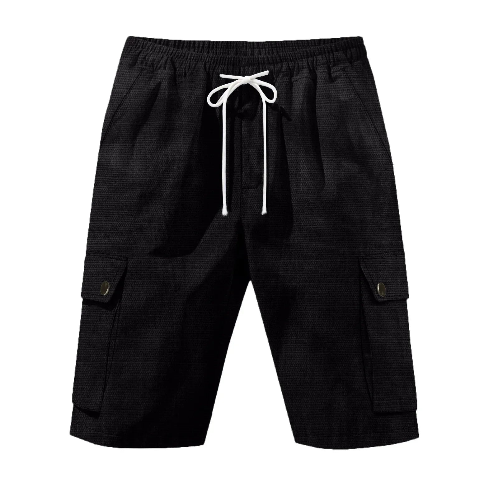 Linshorts til Herre – Pustende Sommerfavoritt med Elastisk Midje