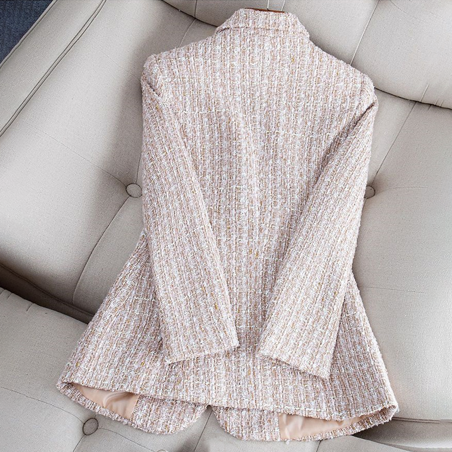 Rutete blazer til dame