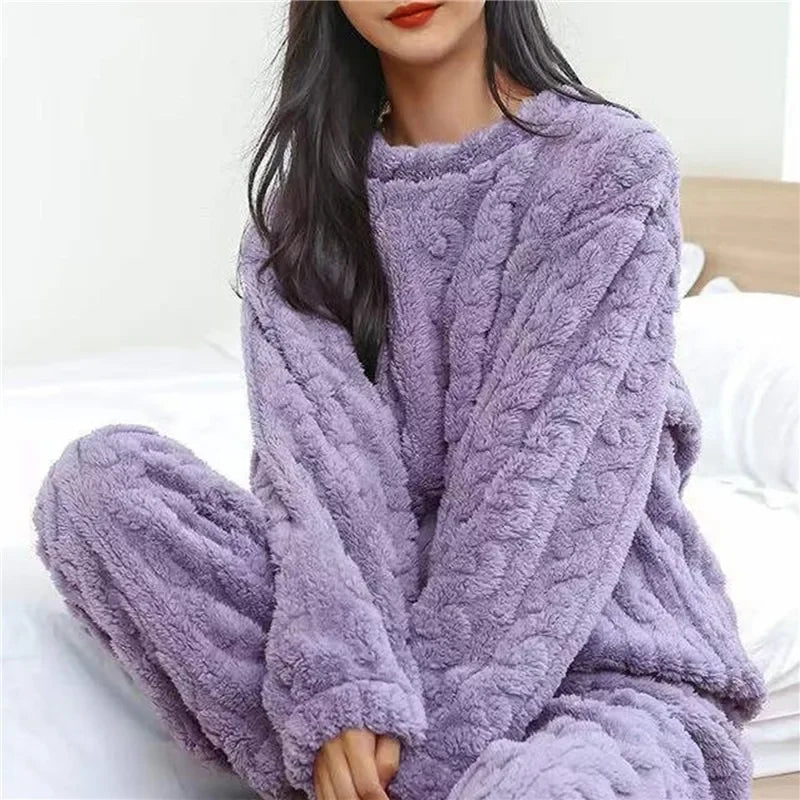 Pyjamassett i fløyel