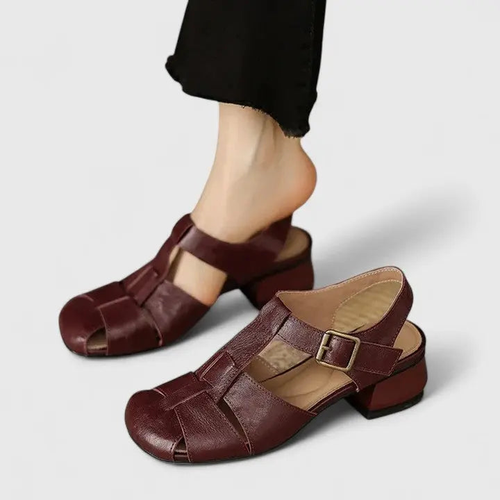 Celina | Elegante skinnsandaler