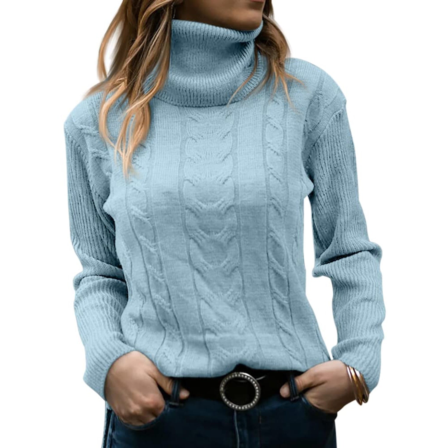 TURTLENECK-GENSER FOR KVINNER