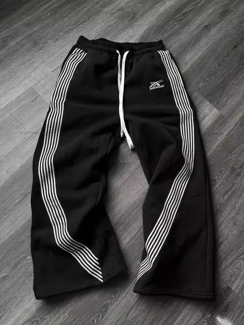 Unisex Joggebukser i Løs Passform – Trendy Streetwear Bukser | Komfortable Allround Trenings- og Hverdagsbukser