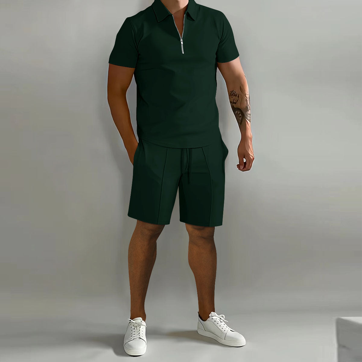 Polo og shortssett