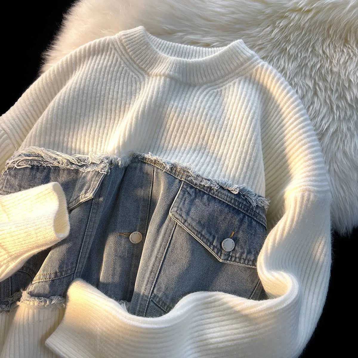 Lappeteppet denimgenser