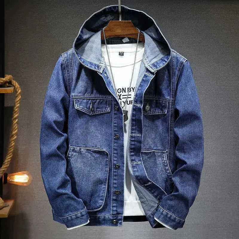 Hettejakke i denim