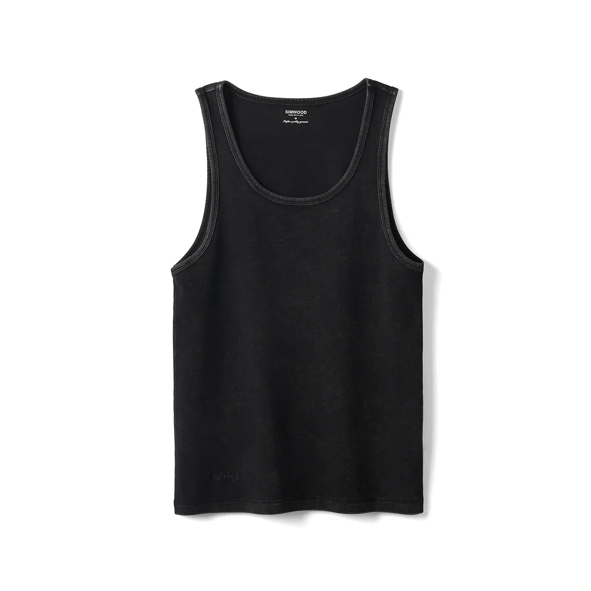 Vintage Tank Top til Herre – 280gsm Ermeløs T-skjorte for Sommer og Trening