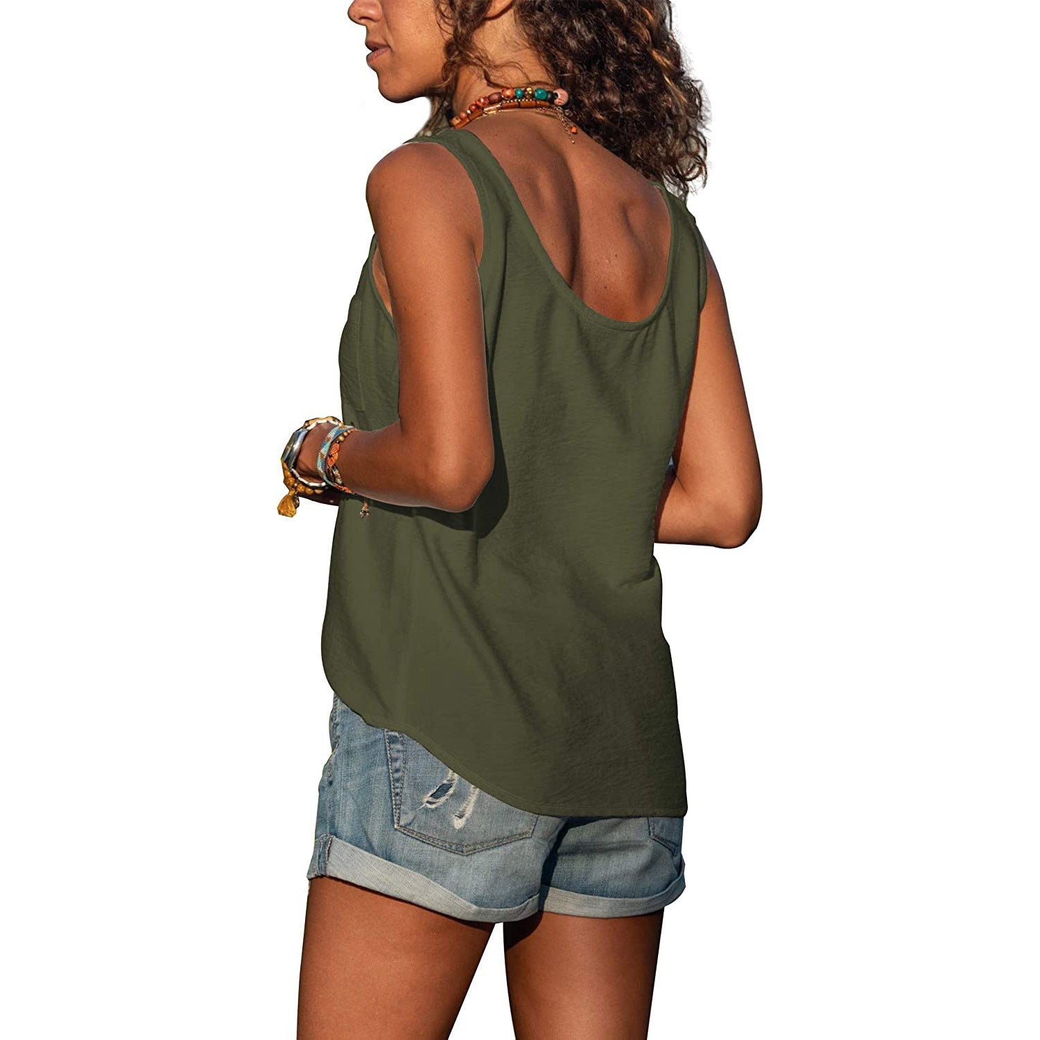 Ibiza Fashion Elegant Tank Top for kvinner