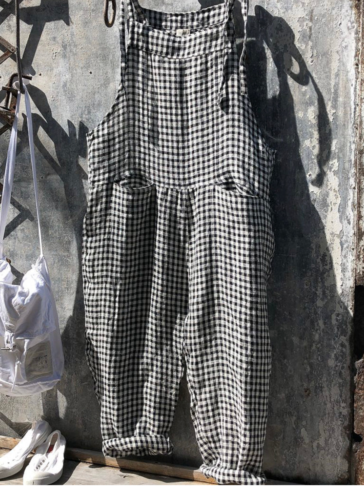 Stripete, uformell jumpsuit