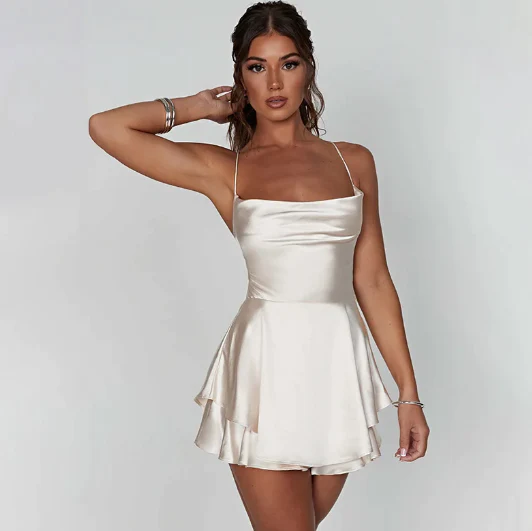 Elegant jumpsuit i silke