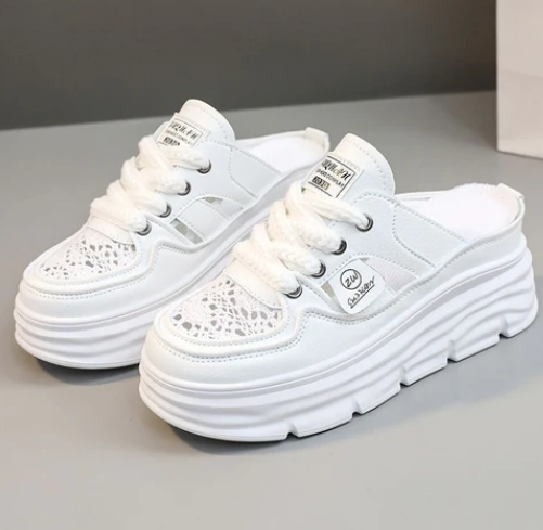 Lettvekts, tykk-såle, hule, pustende sko - ergonomic shoes