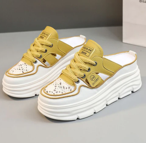 Lettvekts, tykk-såle, hule, pustende sko - ergonomic shoes