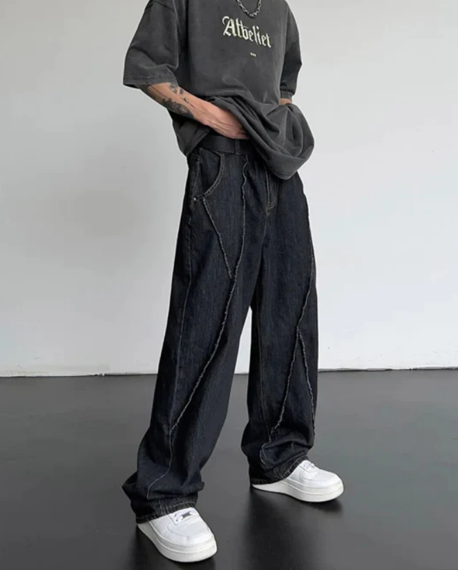 StreetEdge broderte jeans