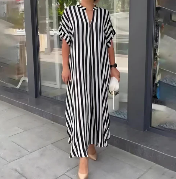 Stripete Kjole