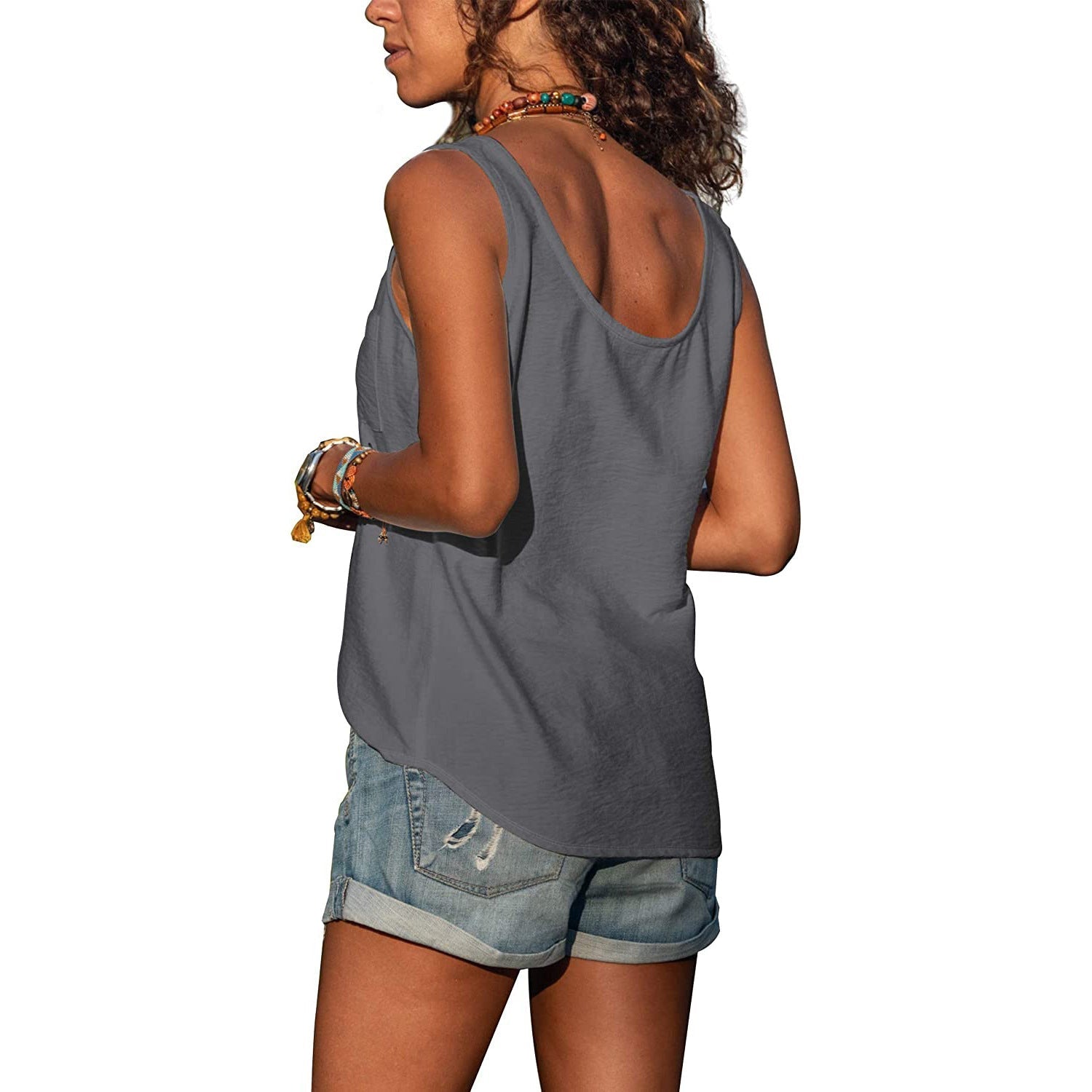 Ibiza Fashion Elegant Tank Top for kvinner
