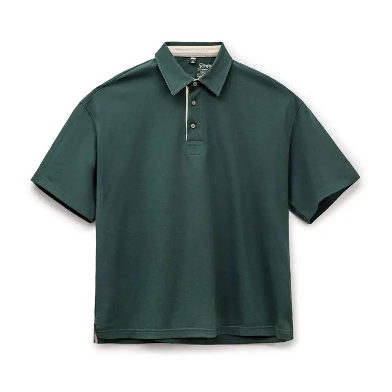 Americana Retro Polo til Herre – Vintage Workwear T-skjorte i 100 % Bomull